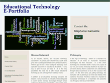 Tablet Screenshot of edtechbysgamache.org